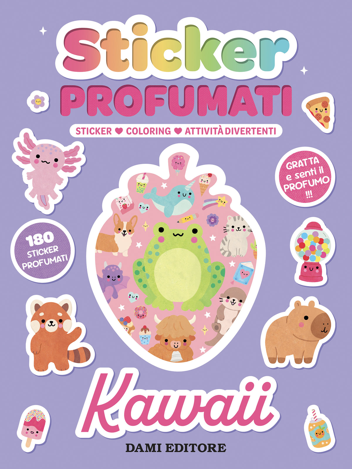 Kawaii Sticker Profumati. Sticker, Coloring, Attività divertenti