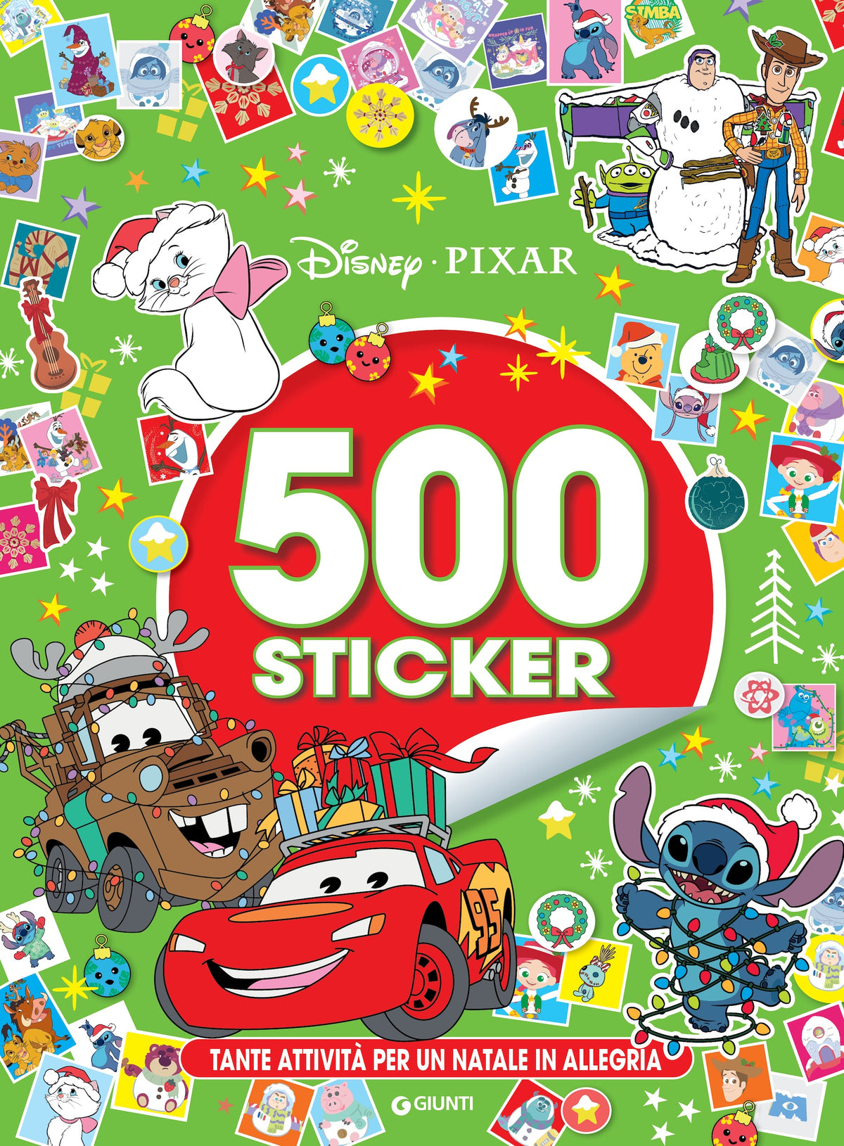 500 Sticker Natale Disney/Pixar. Tante attività per un Natale in allegria