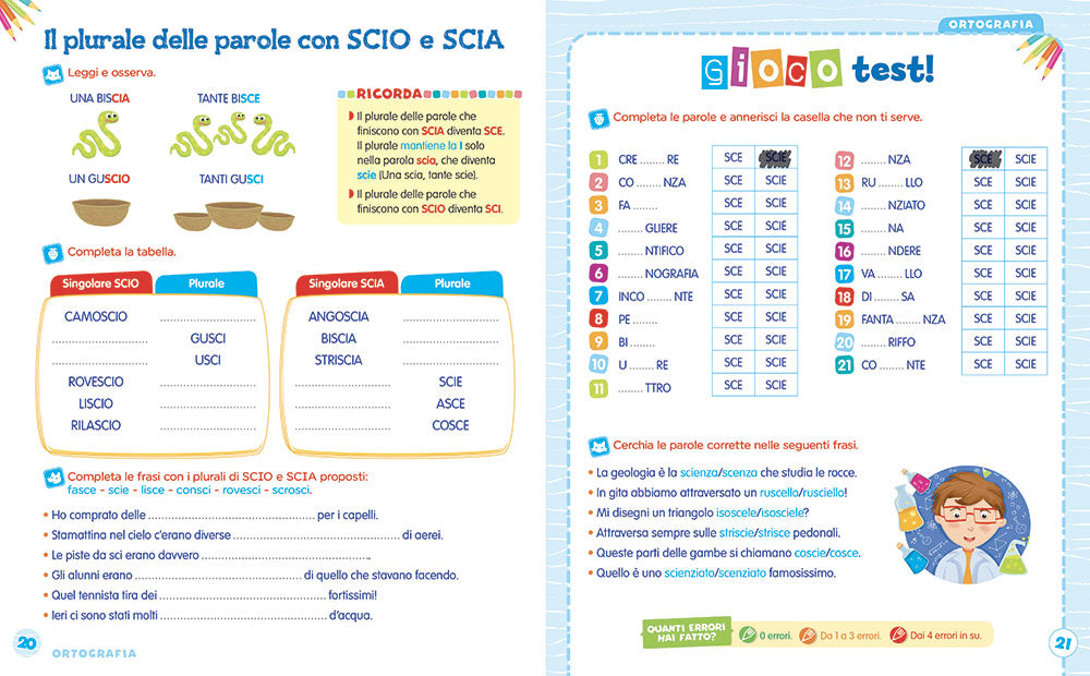 Imparo l'ortografia. Tante attività e giochi per non sbagliare più!