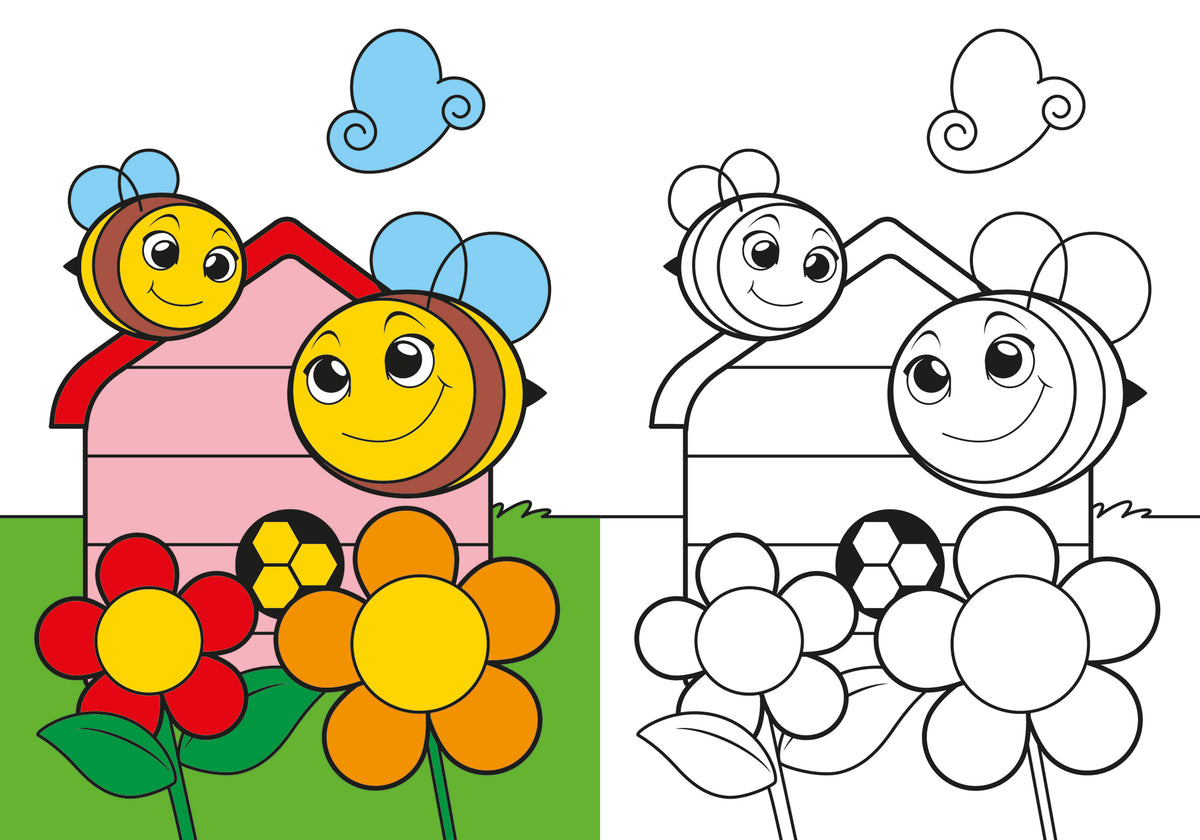 Fattoria. Tanti simpatici animali da colorare