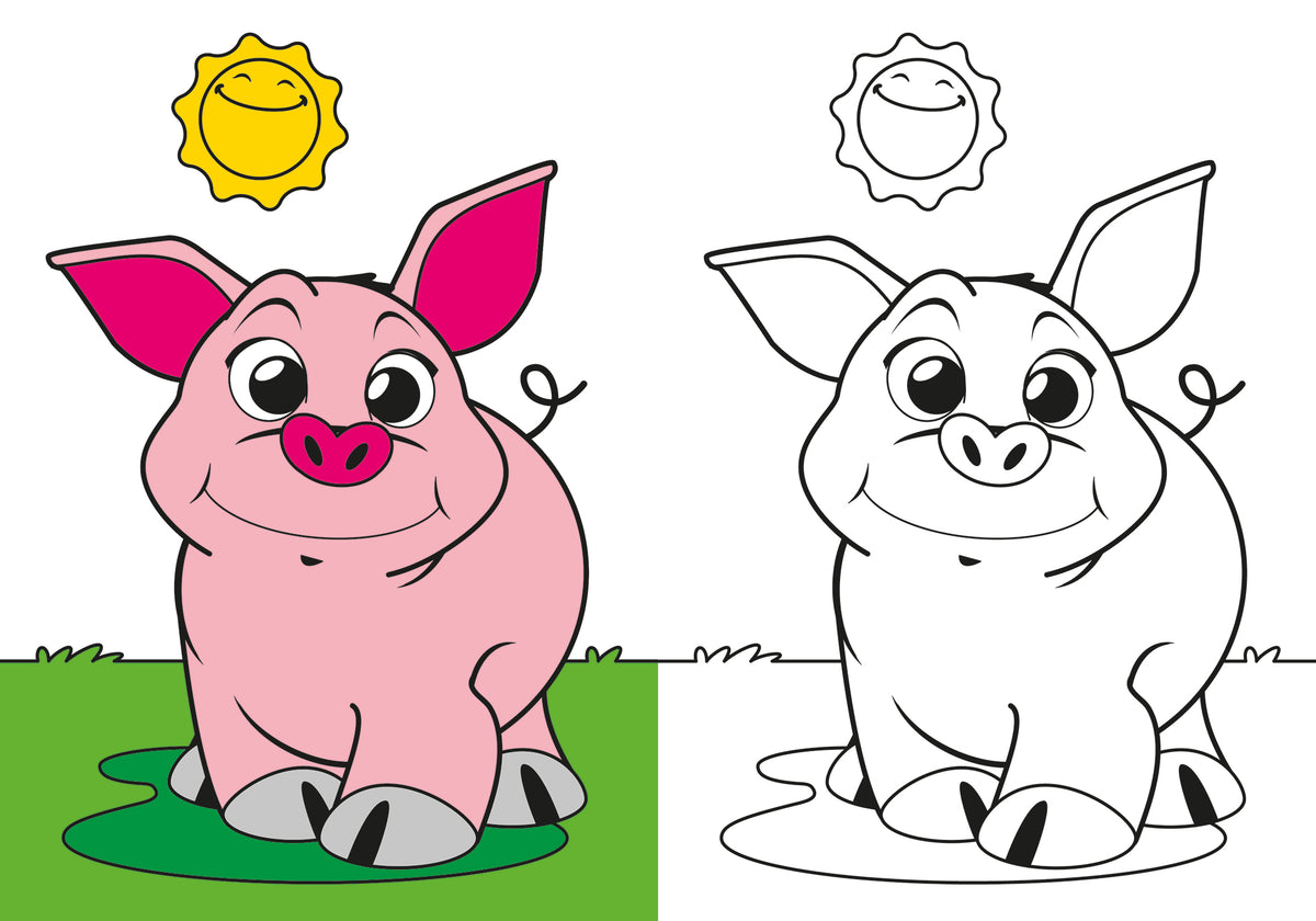 Fattoria. Tanti simpatici animali da colorare