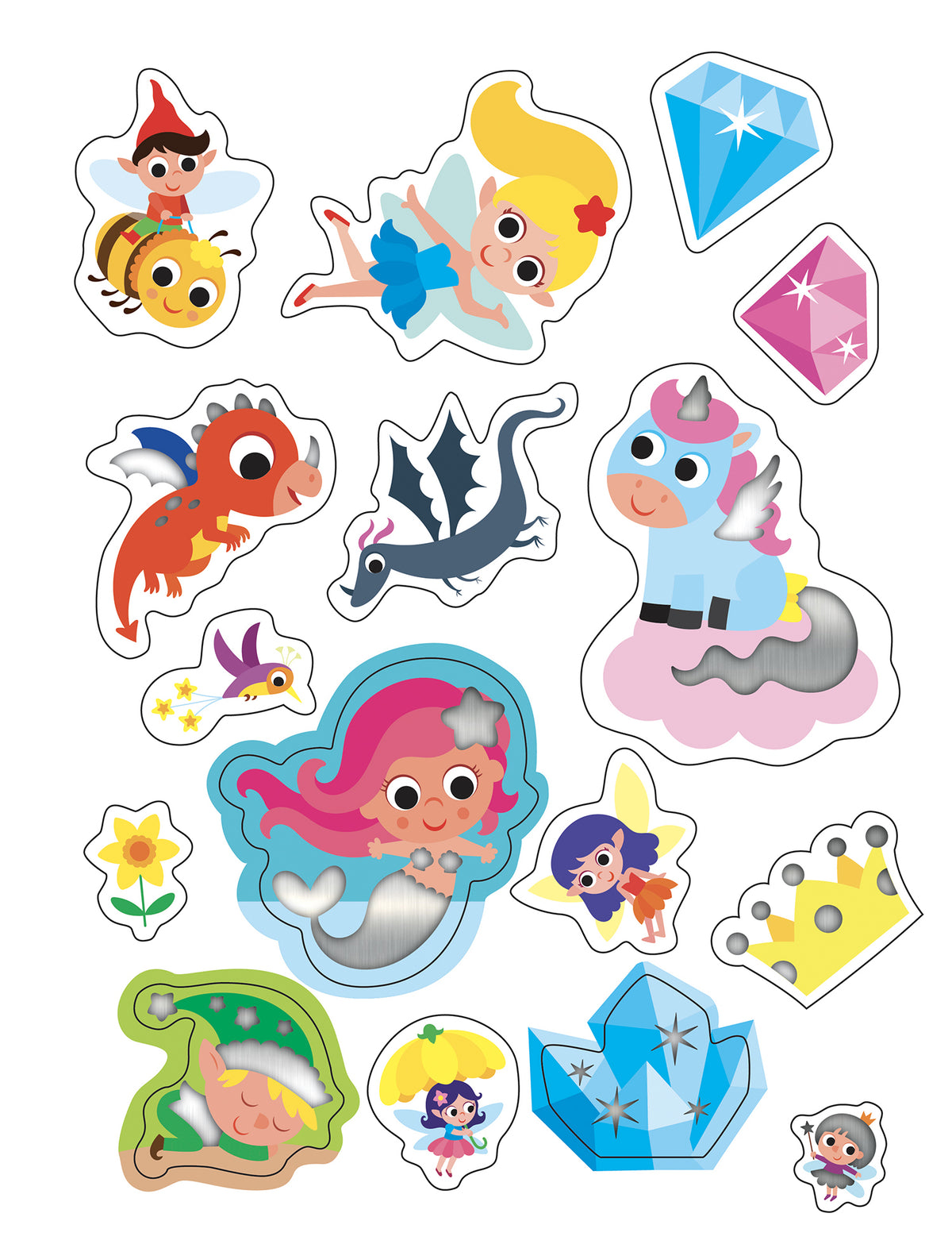 Mondi Magici. Giochi, attività divertenti e tanti sticker scintillanti