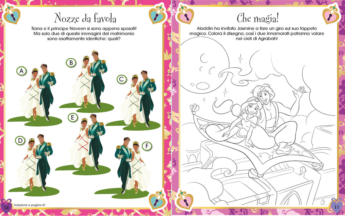 1000 Sticker Disney Princess. Tanti giochi e attività