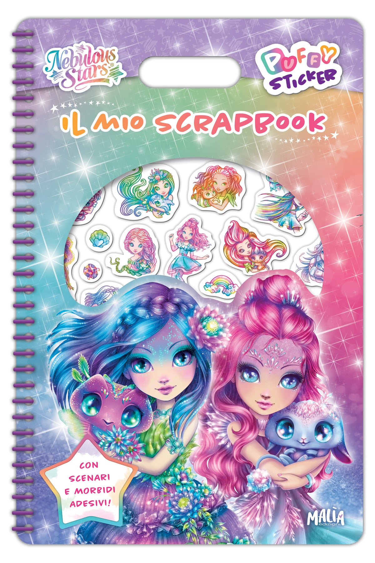 Nebulous Stars. Puffy sticker. Il mio scrapbook