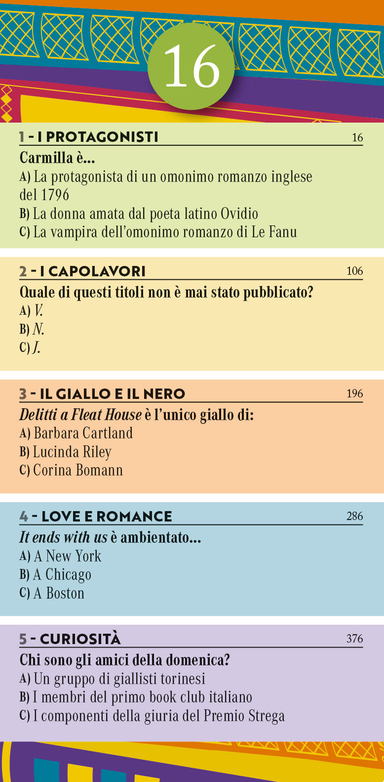 Booklovers. Il superquiz per amanti dei libri