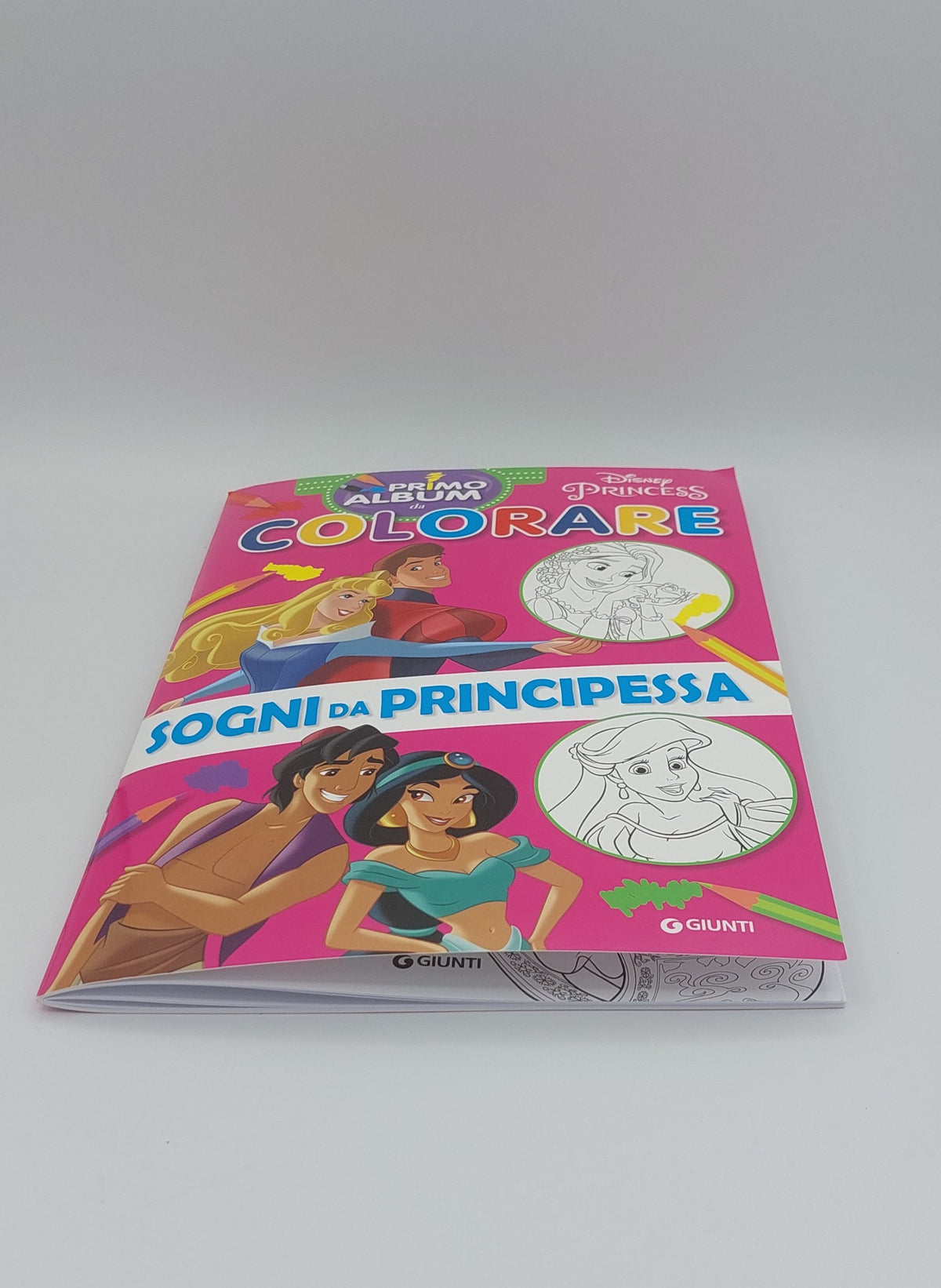 Primo album da colorare Disney Princess. Sogni da Principessa