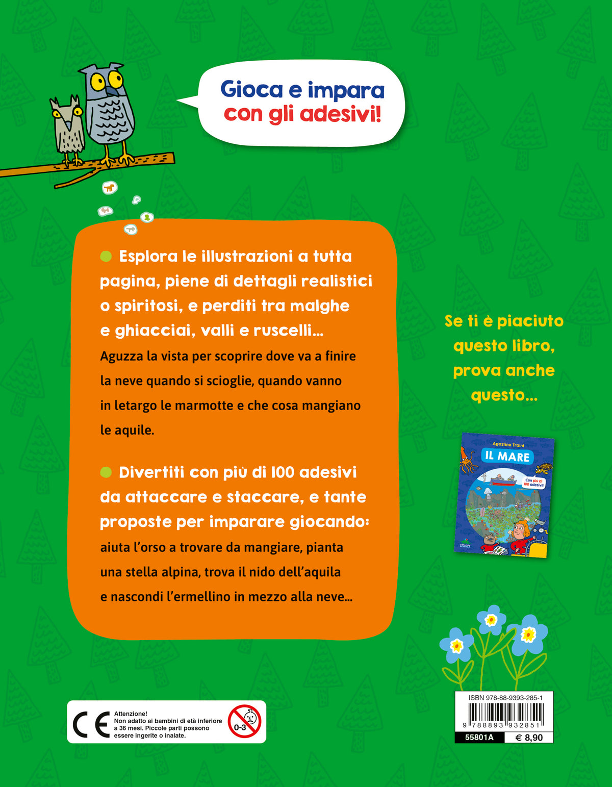 La montagna. Con più di 100 adesivi!