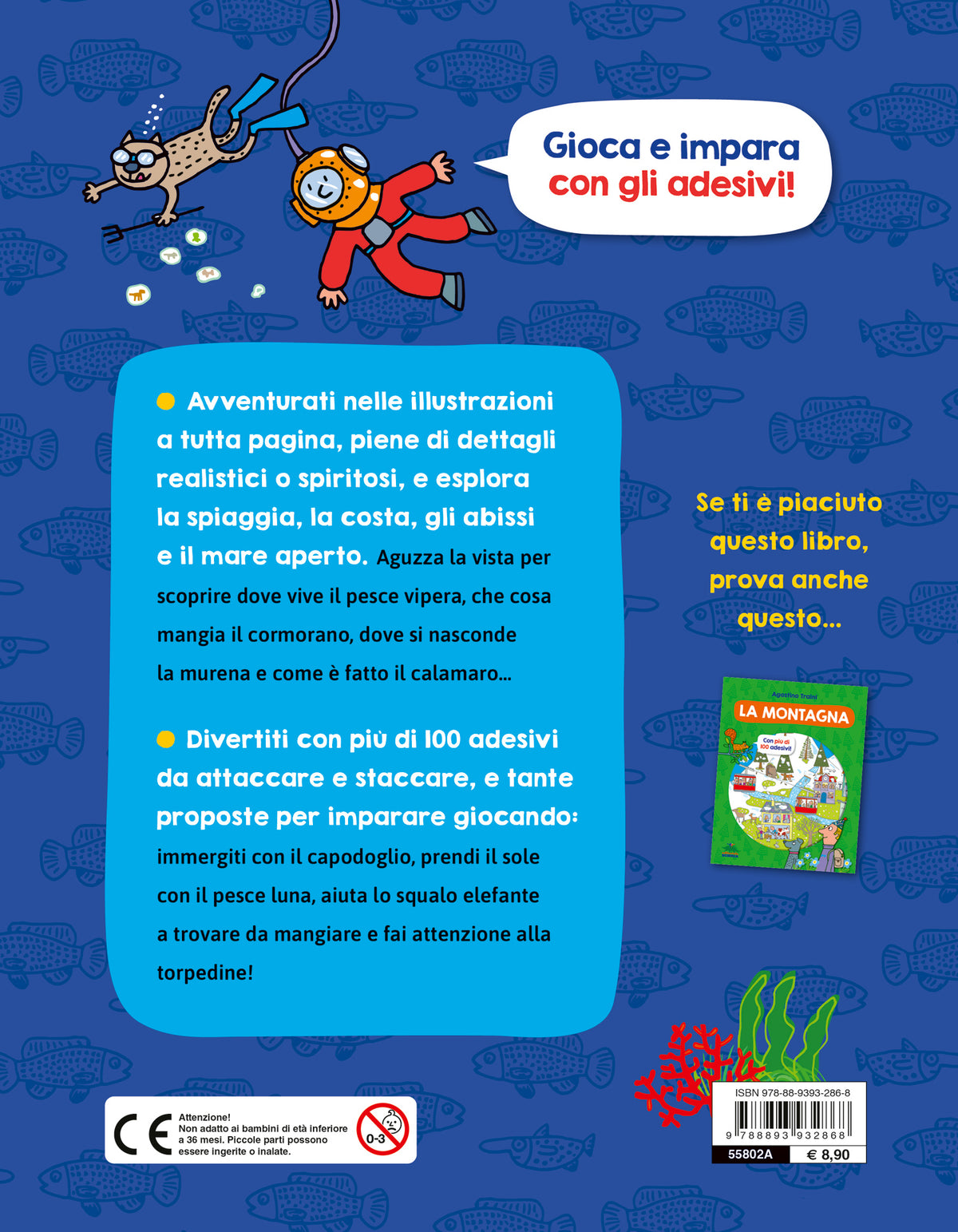 Il mare . Con più di 100 adesivi!