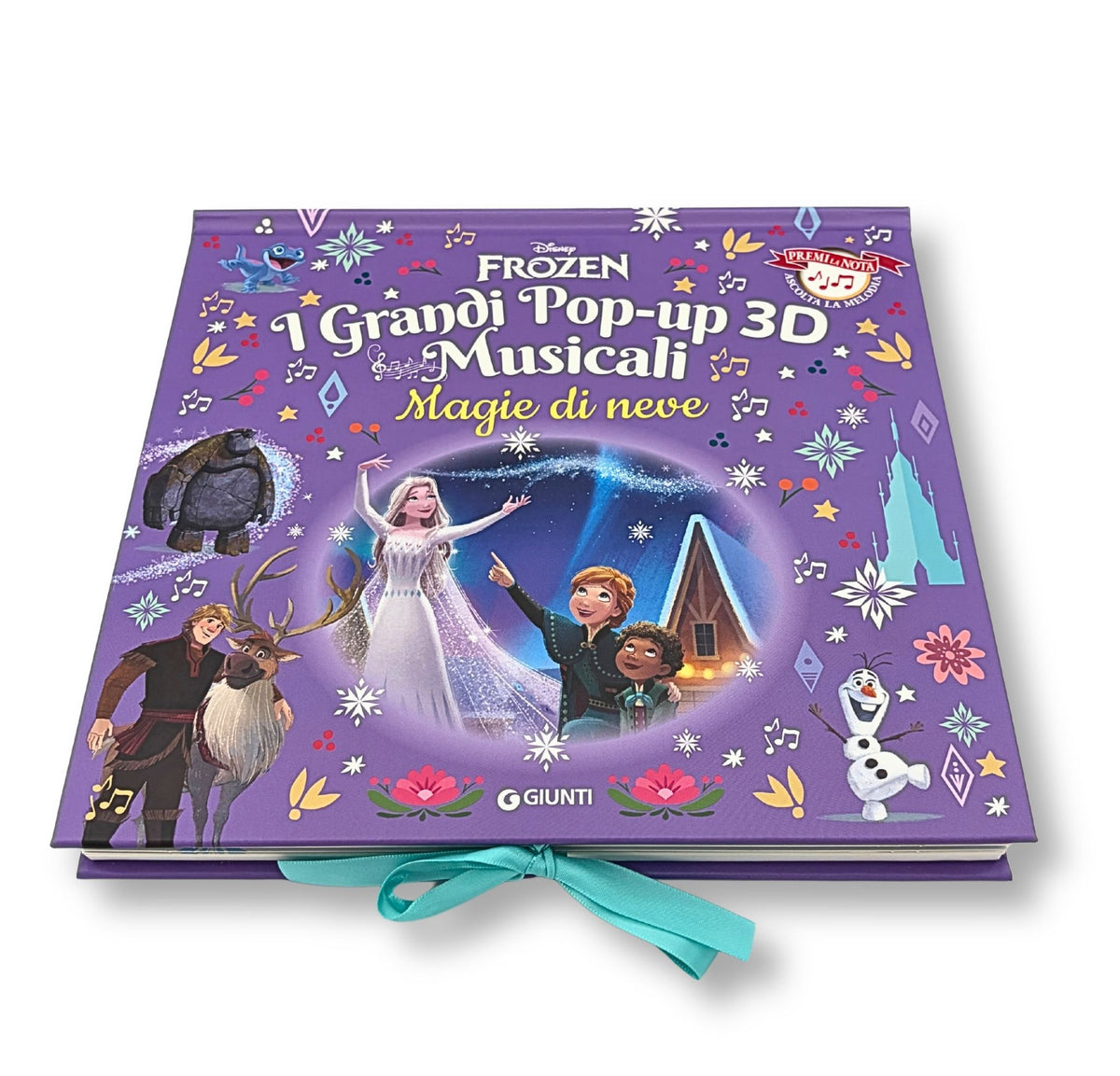 Frozen Magie di neve. I Grandi Pop-up 3d musicali. Premi la nota. Ascolta la melodia