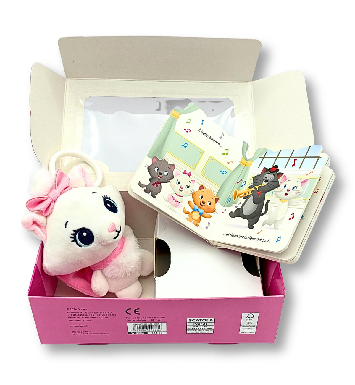 Story Box Minou Gli Aristogatti con Clip Bag