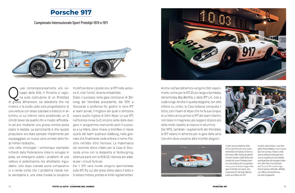 TUTTE LE AUTO CAMPIONI DEL MONDO Formula 1, Sport-Prototipo, WEC, Rally.  Formula 1, Sport-Prototipo, WEC, Rally