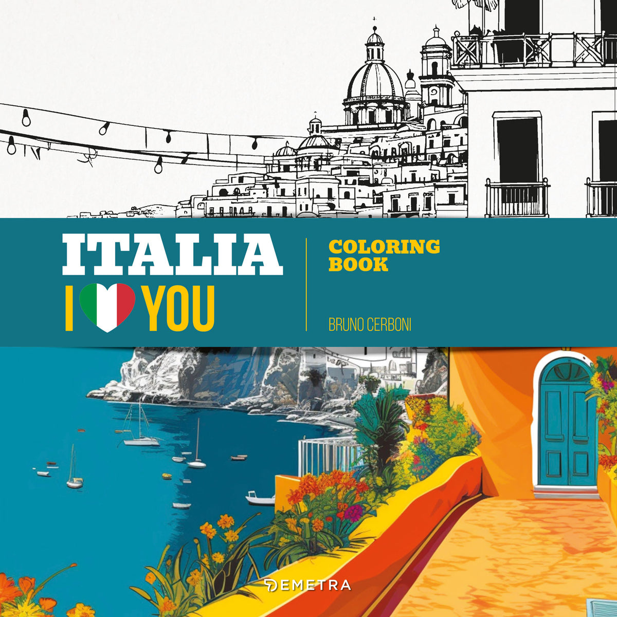 ITALIA I LOVE YOU. Coloring book