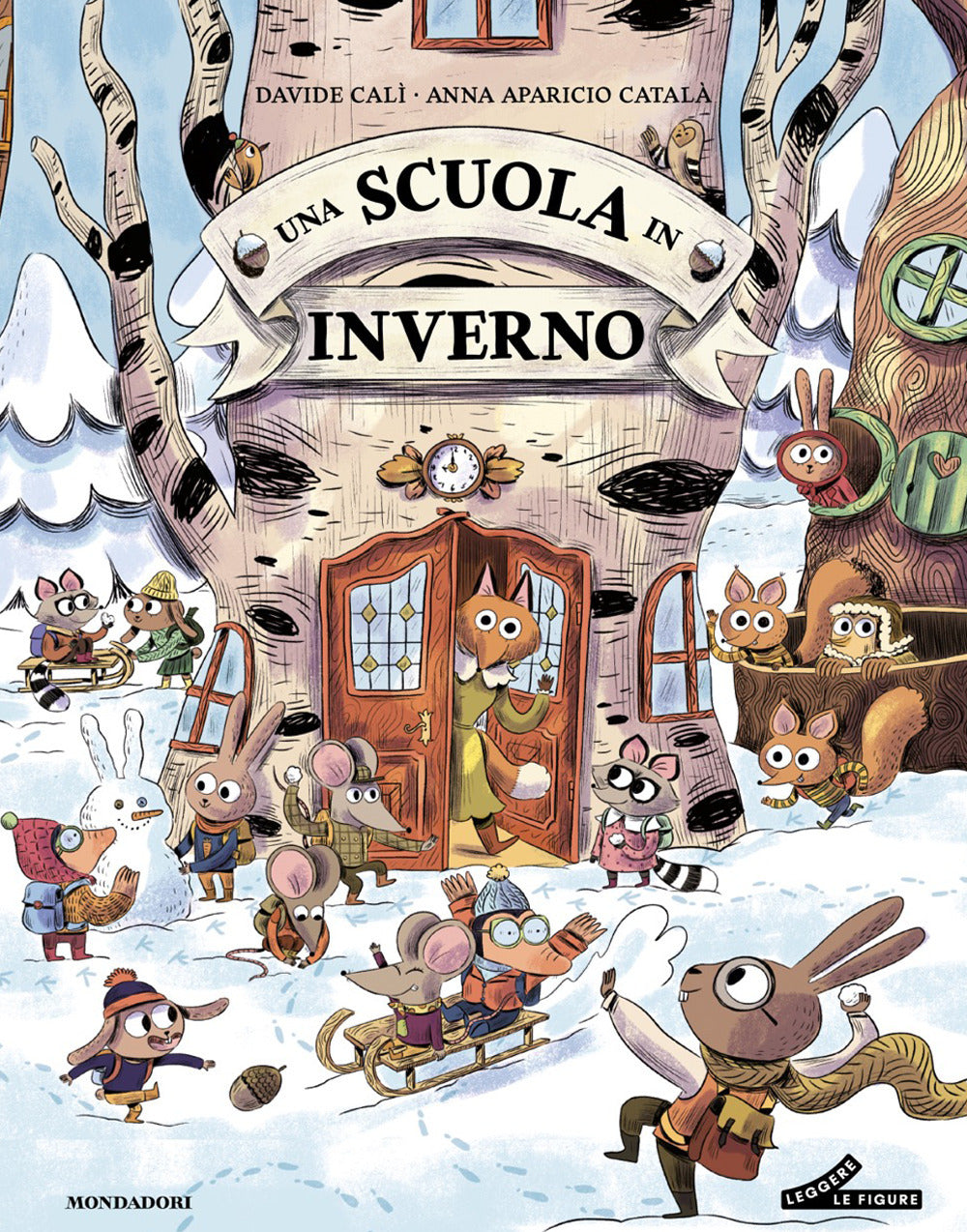 Una scuola in inverno