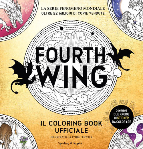 Fourth Wing. Il coloring book ufficiale