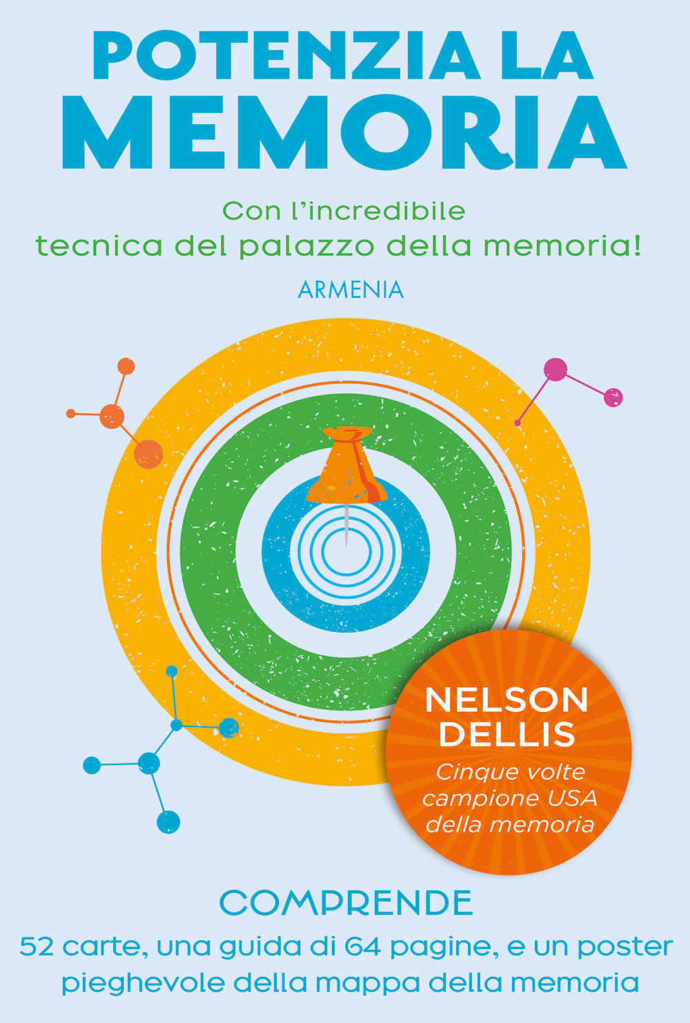 Potenzia la memoria. Con l'incredibile tecnica del palazzo della memoria. Con 52 Carte