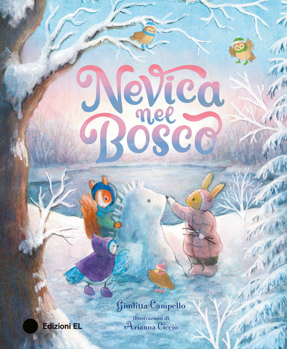 Nevica nel bosco