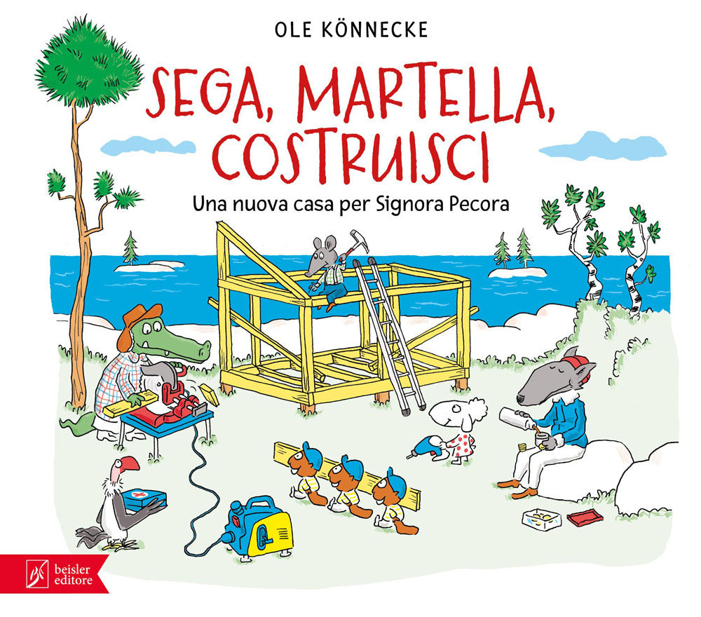 Sega, martella, costruisci. La nuova casa per Signora Pecora