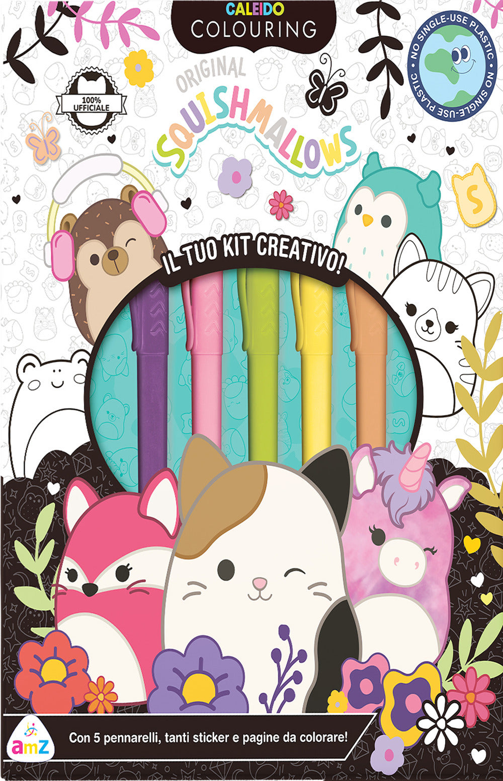Squishmallows. Caleido colouring. Il tuo kit creativo