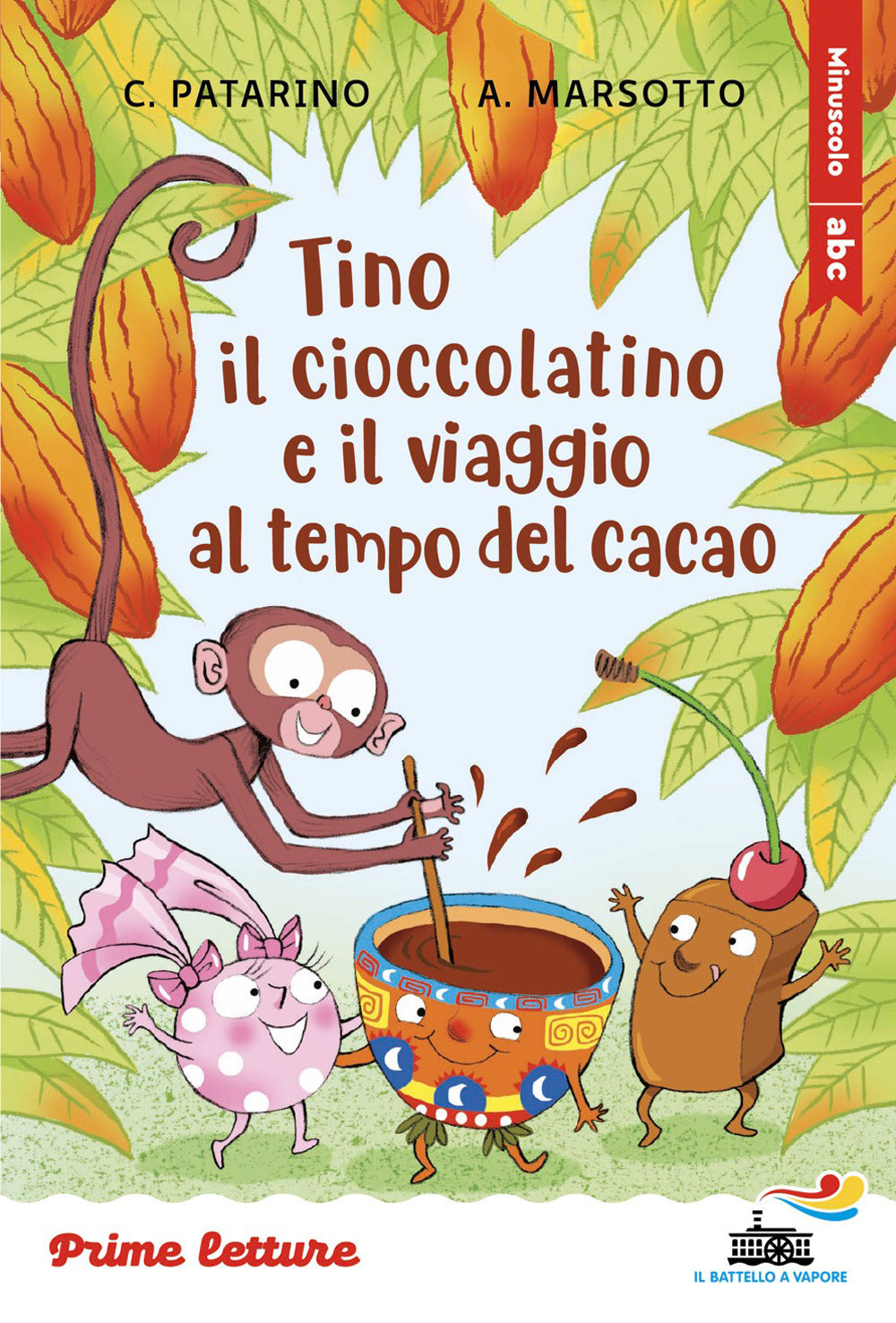 Tino il cioccolatino e il viaggio al tempo del cacao. Stampatello maiuscolo a leggibilità facilitata