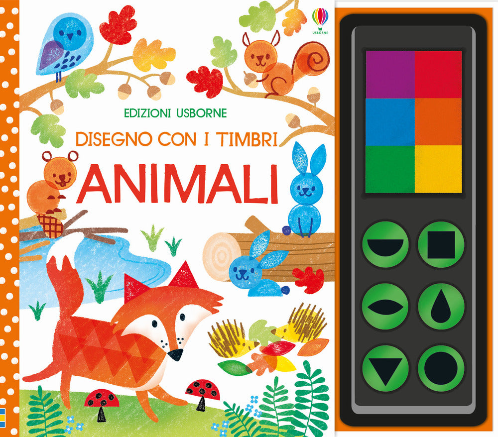 Animali. Disegno con i timbri. Ediz. a colori. Con gadget.