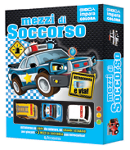 Mezzi di soccorso. Ediz. a colori. Con 3 macchinine.