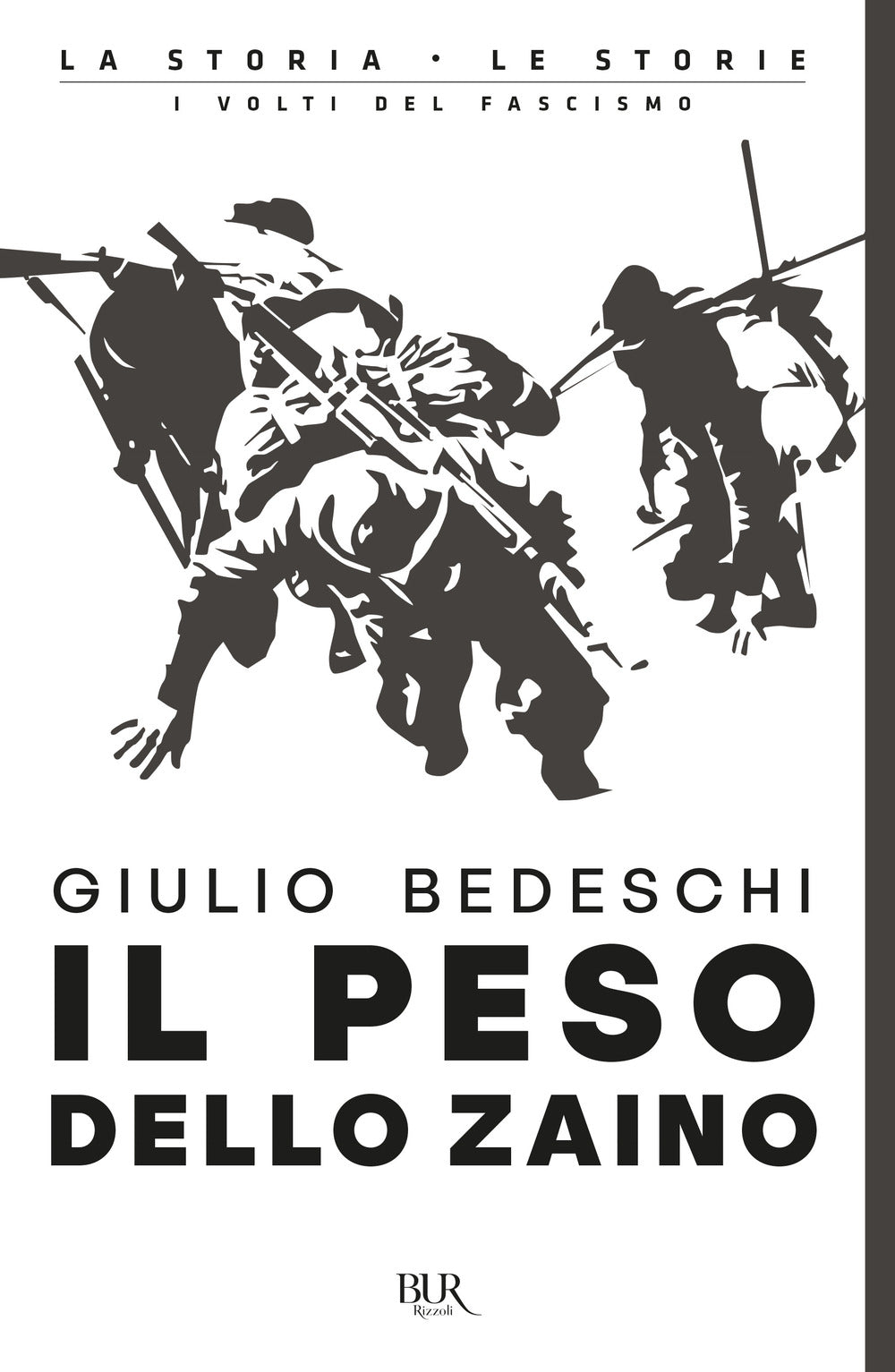Il peso dello zaino.