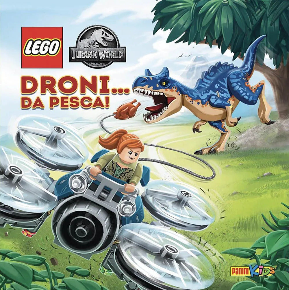Droni da pesca! Lego Jurassic World.