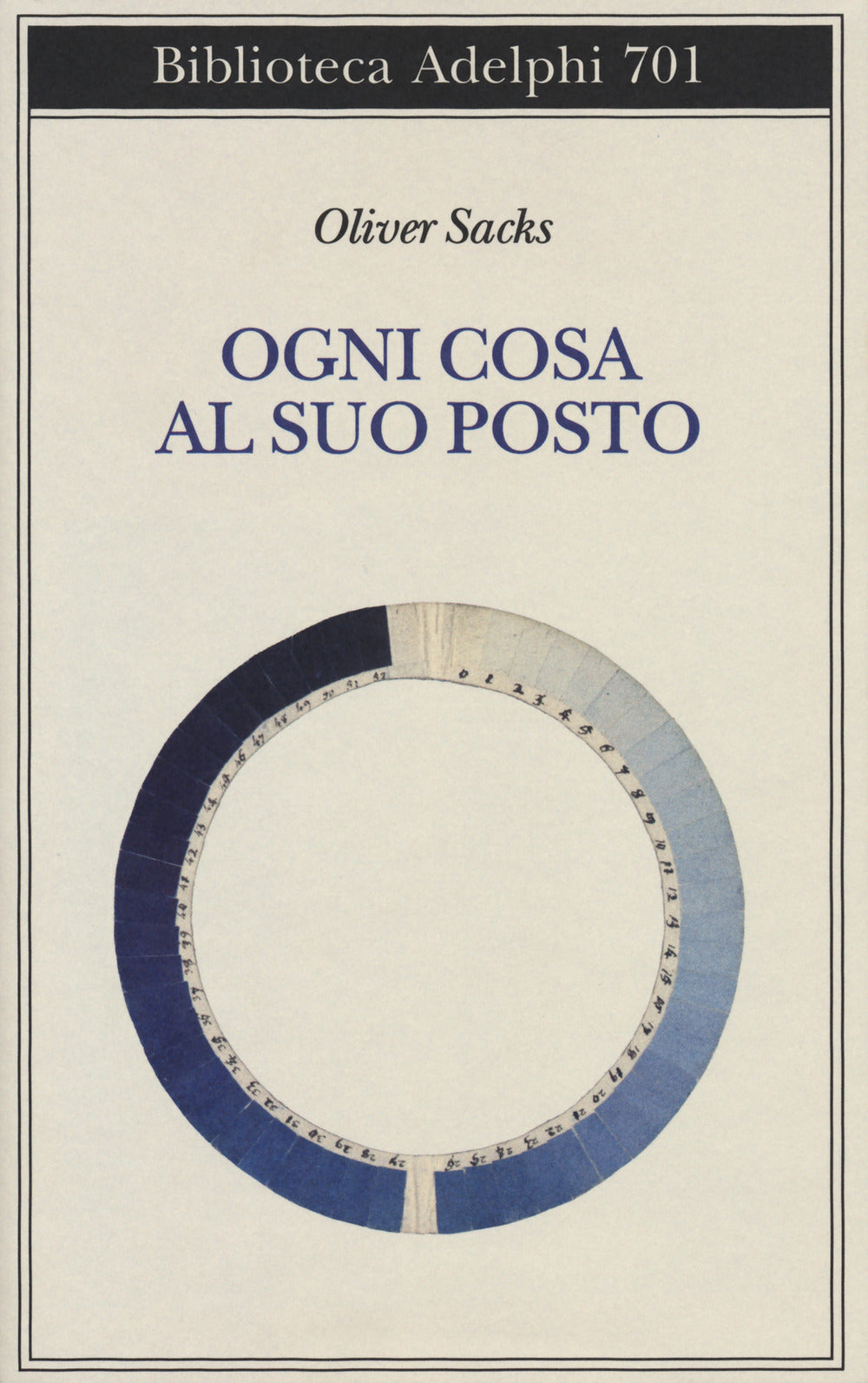Ogni cosa al suo posto.