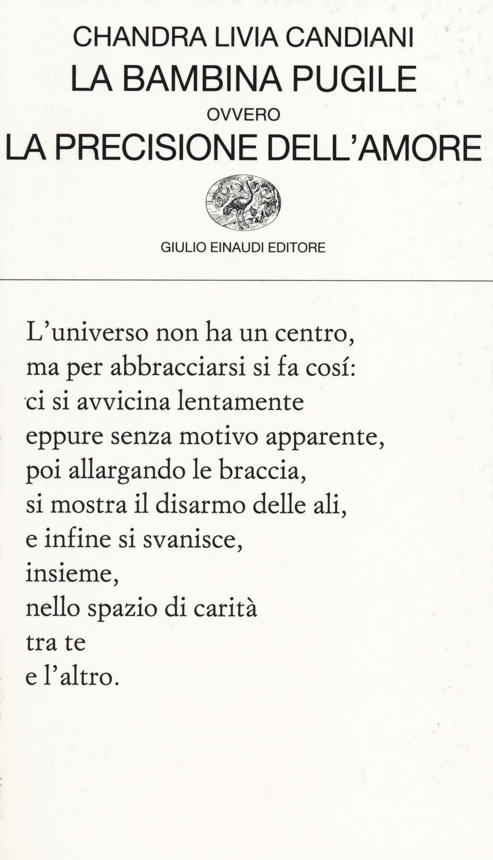 La bambina pugile ovvero La precisione dell'amore.
