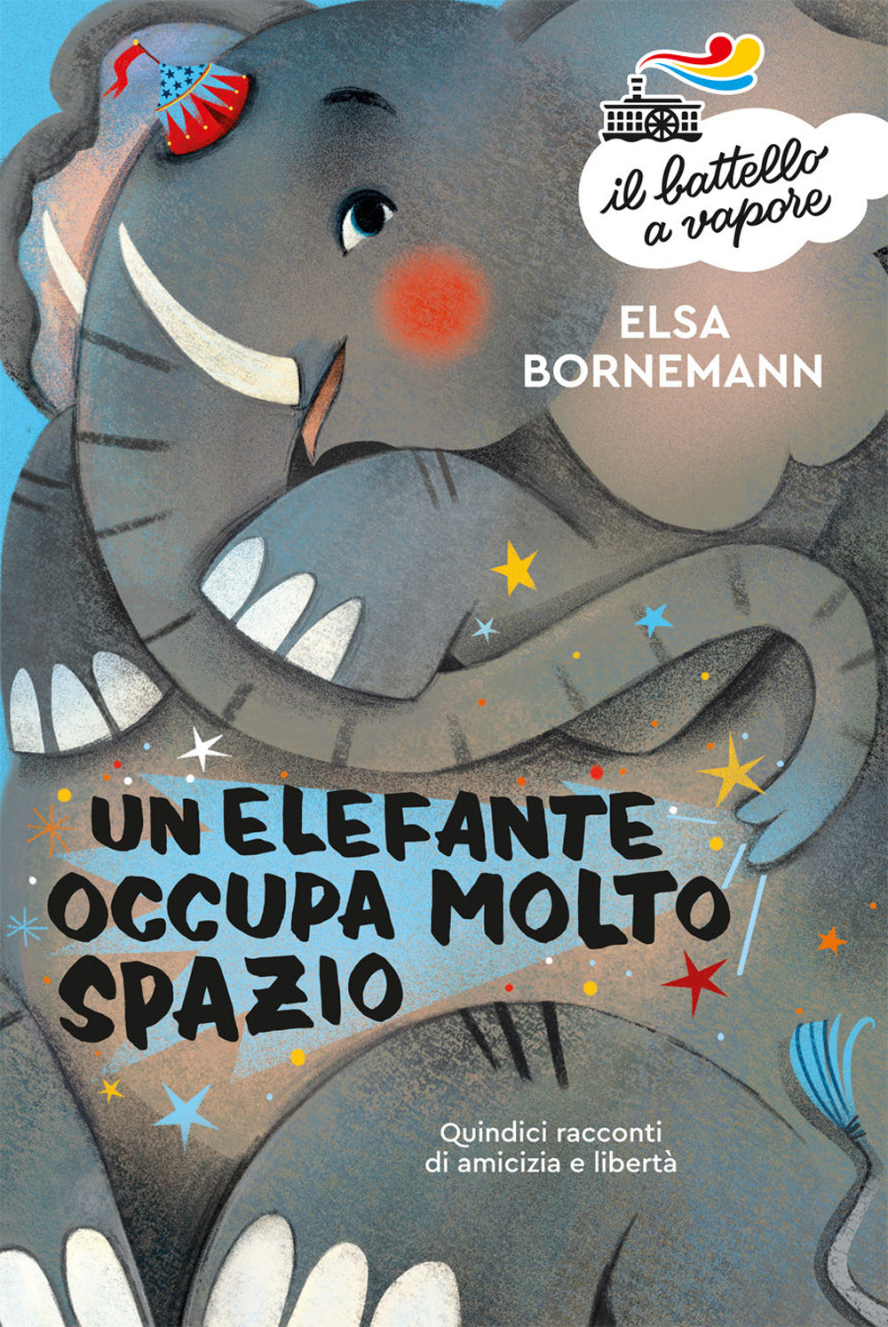 Un elefante occupa molto spazio.