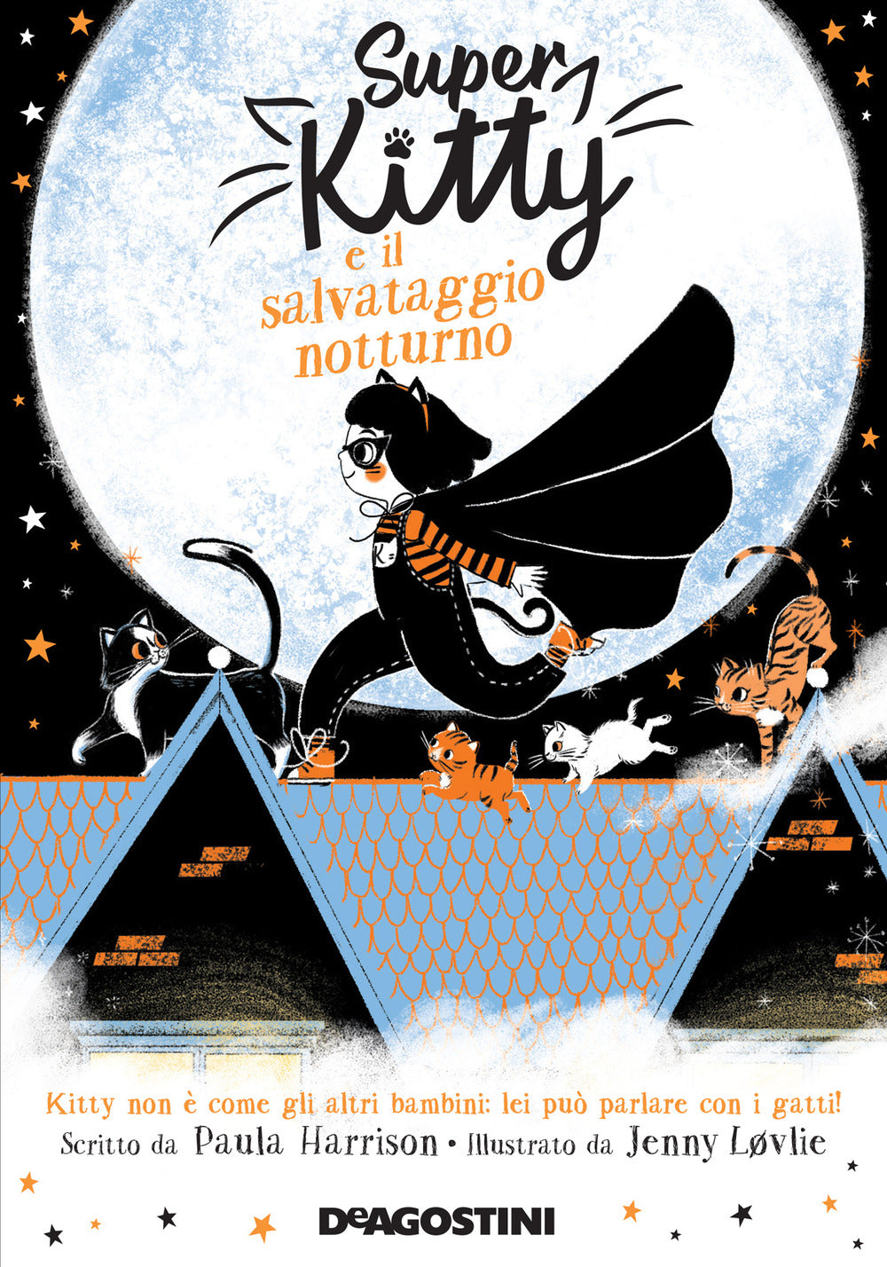 Super Kitty e il salvataggio notturno.