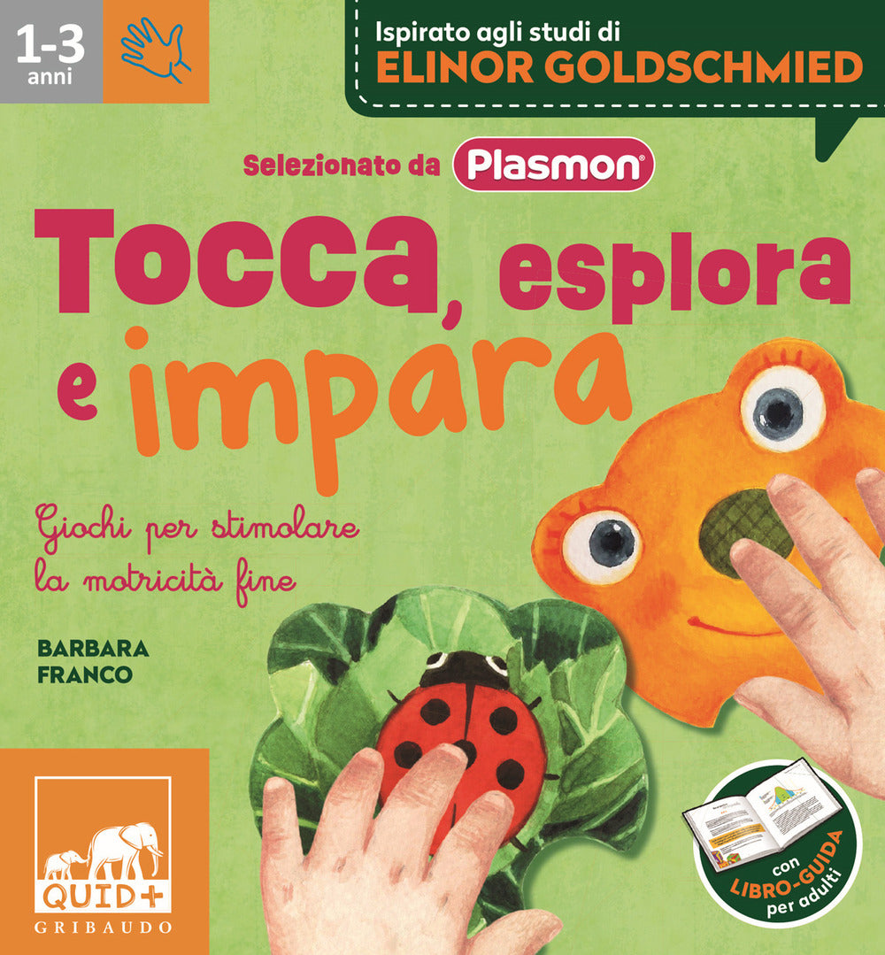 Tocca, esplora e impara. Giochi per stimolare la motricità fine. Ediz. a colori. Con bruco. Con puzzle da manipolare.
