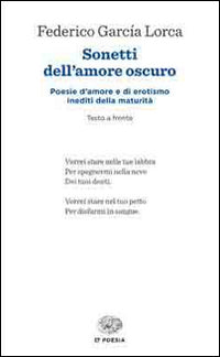 Sonetti dell'amore oscuro. Testo spagnolo a fronte.