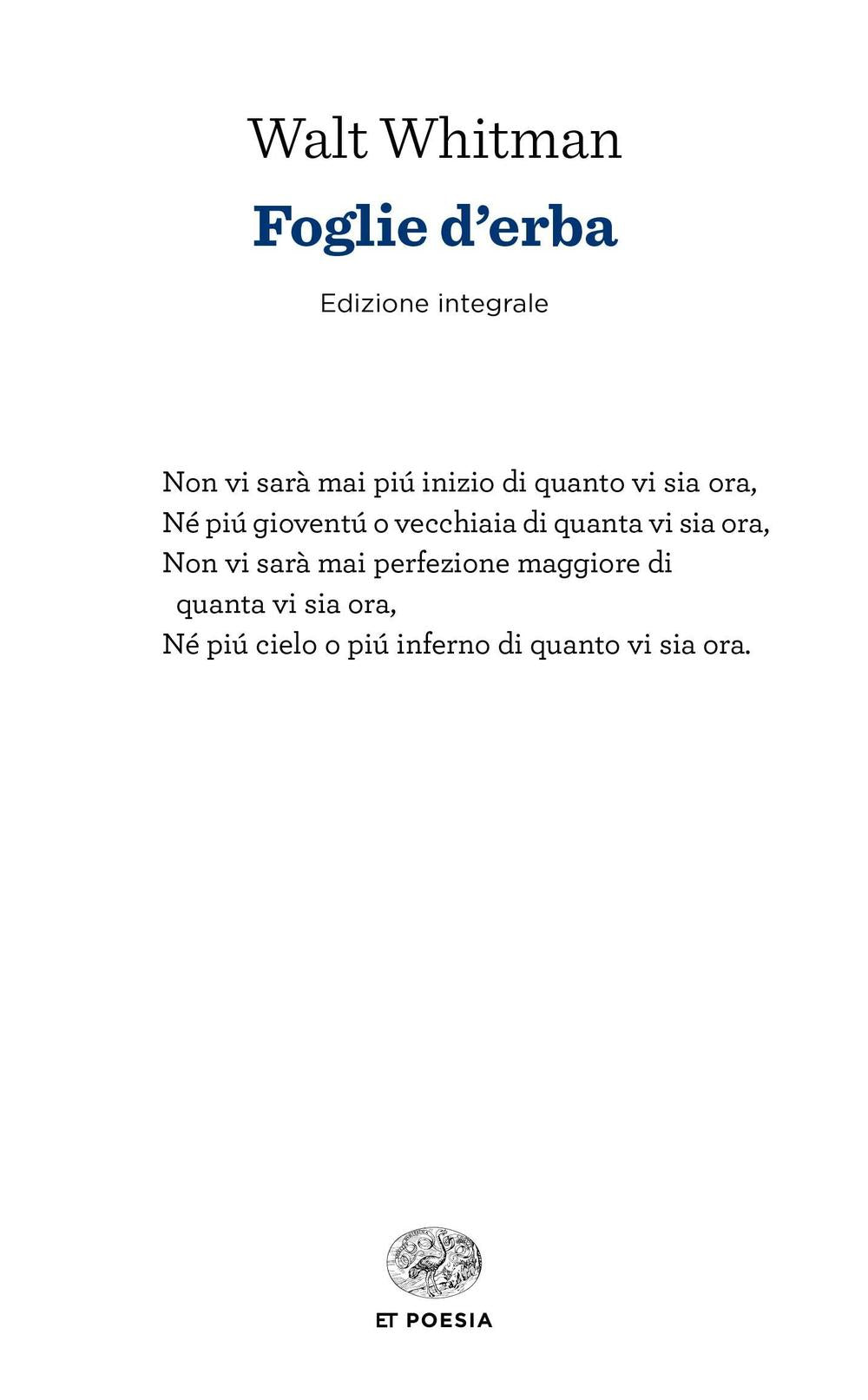 Foglie d'erba.