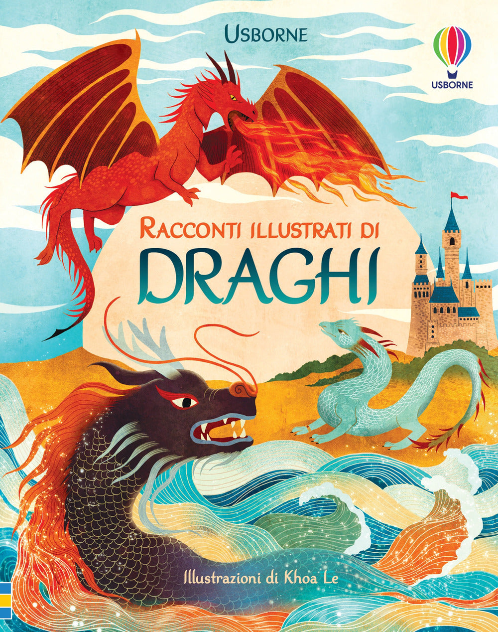Racconti illustrati di draghi.
