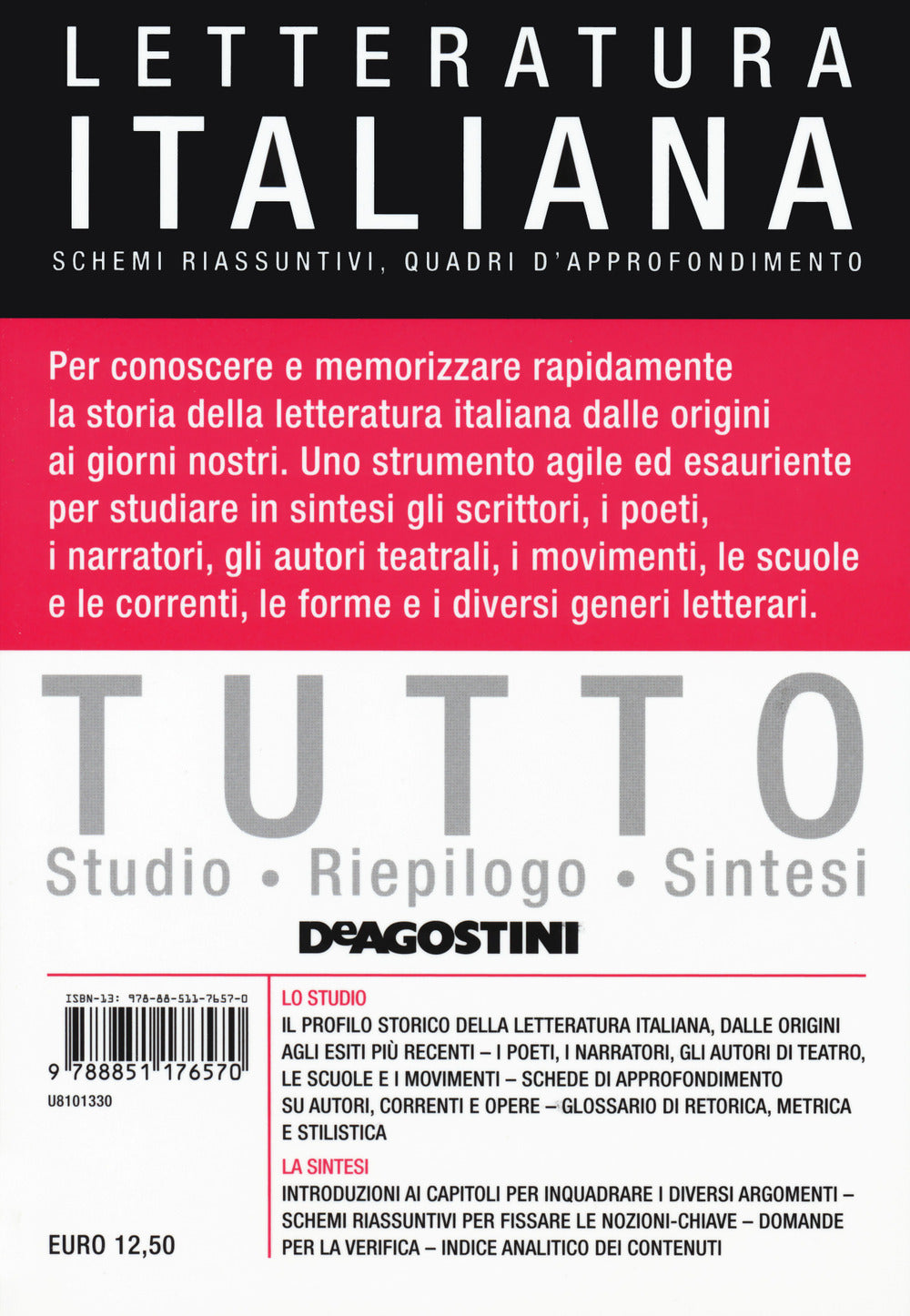 Tutto letteratura italiana.