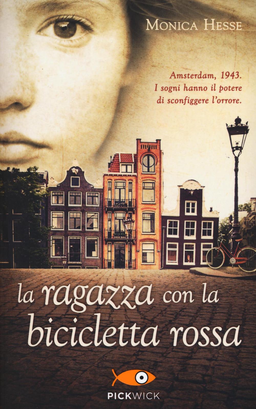 La ragazza con la bicicletta rossa.