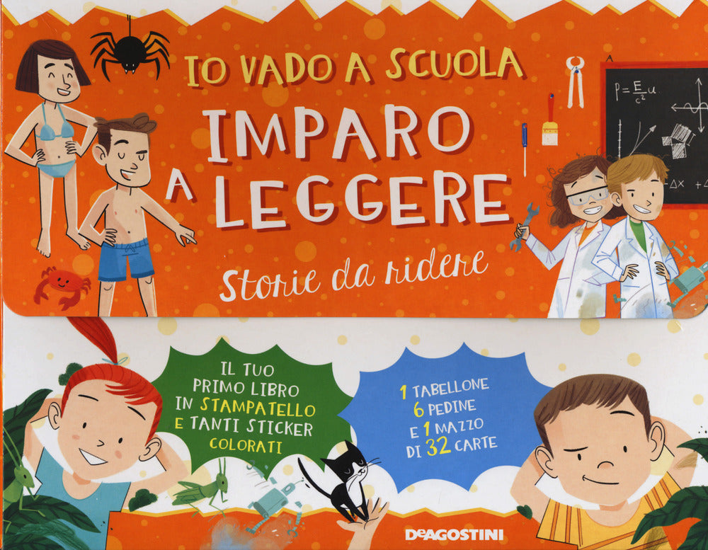 Io vado a scuola imparo a leggere: storie da ridere. Con Carte.