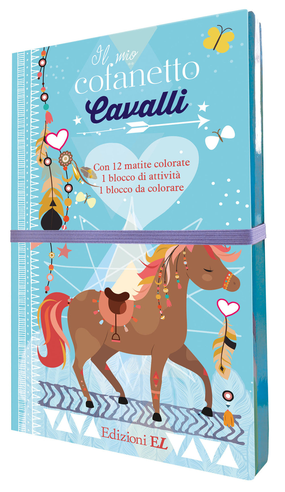 Il mio cofanetto. Cavalli. Ediz. illustrata. Con matite colorate.