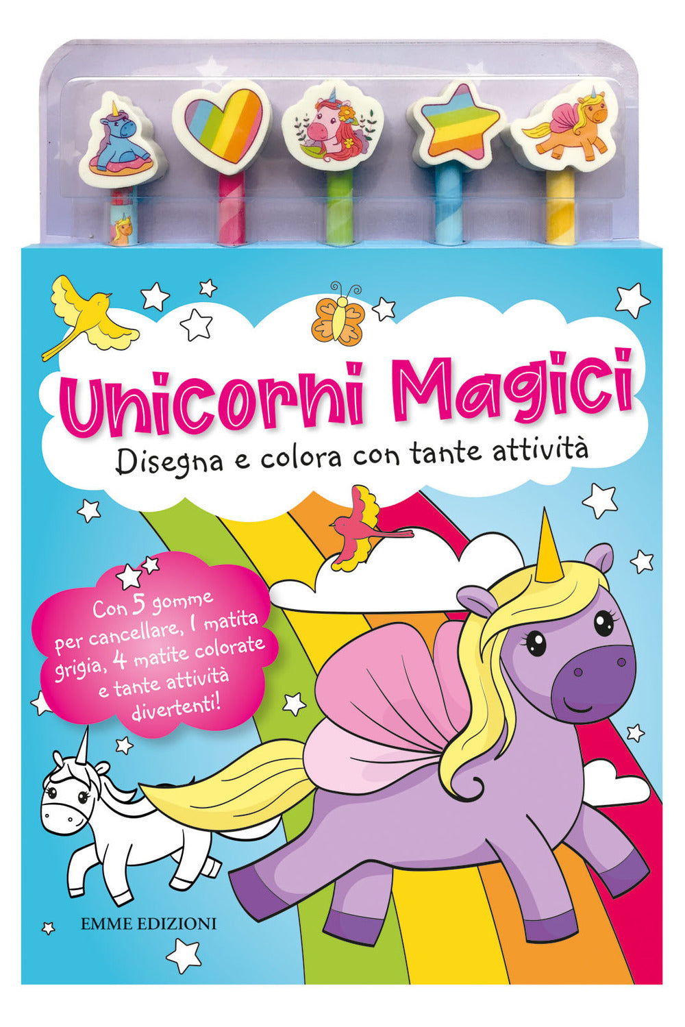 Unicorni magici. Libro da colorare. Ediz. illustrata. Con gadget