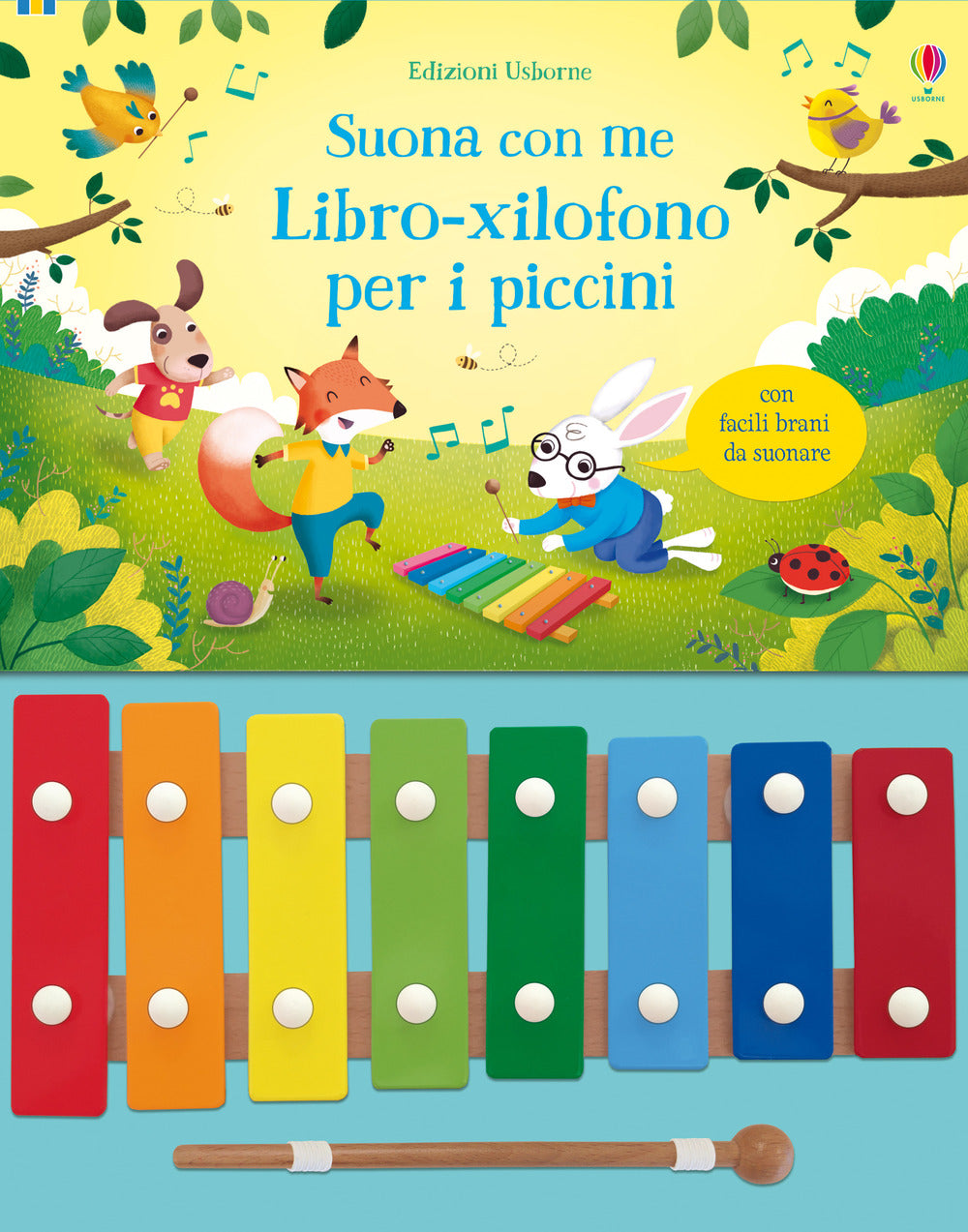 Libro-xilofono per i piccini. Suona con me. Ediz. a colori.