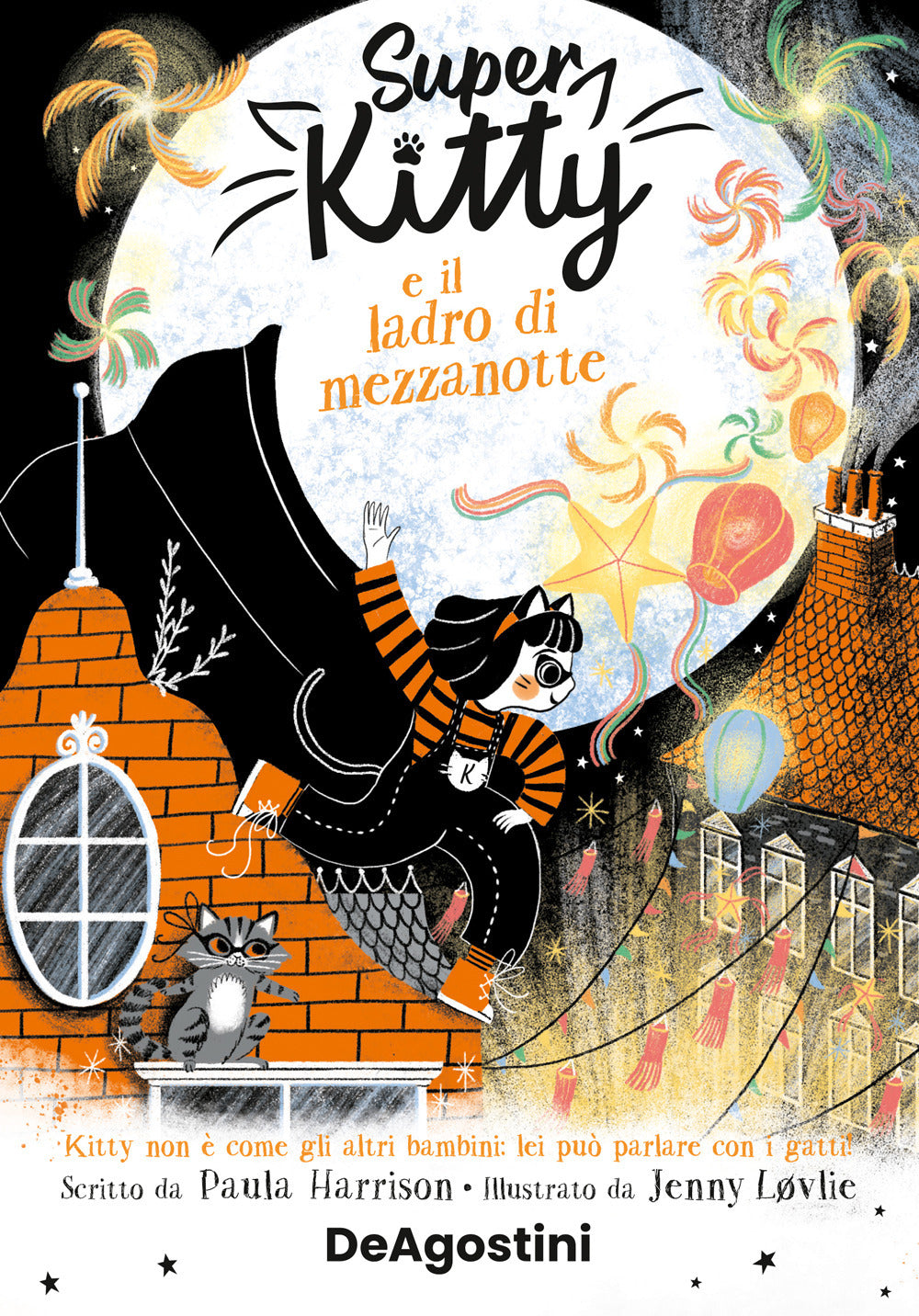 Super Kitty e il ladro di mezzanotte.