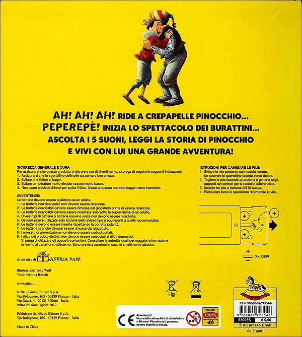 Pinocchio. Fiabe premi & ascolta