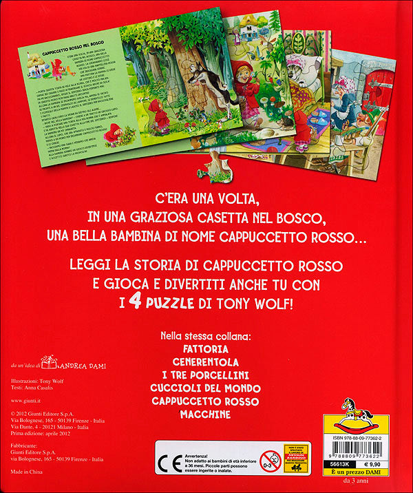 Cappuccetto Rosso. Con 4 puzzle di Tony Wolf